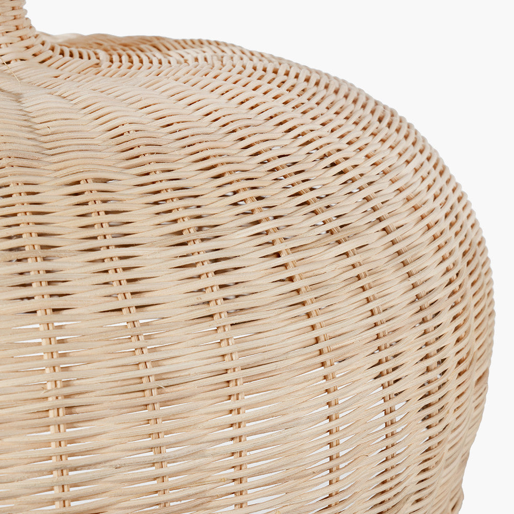 Caswell Natural Rattan Dome Pendant Light